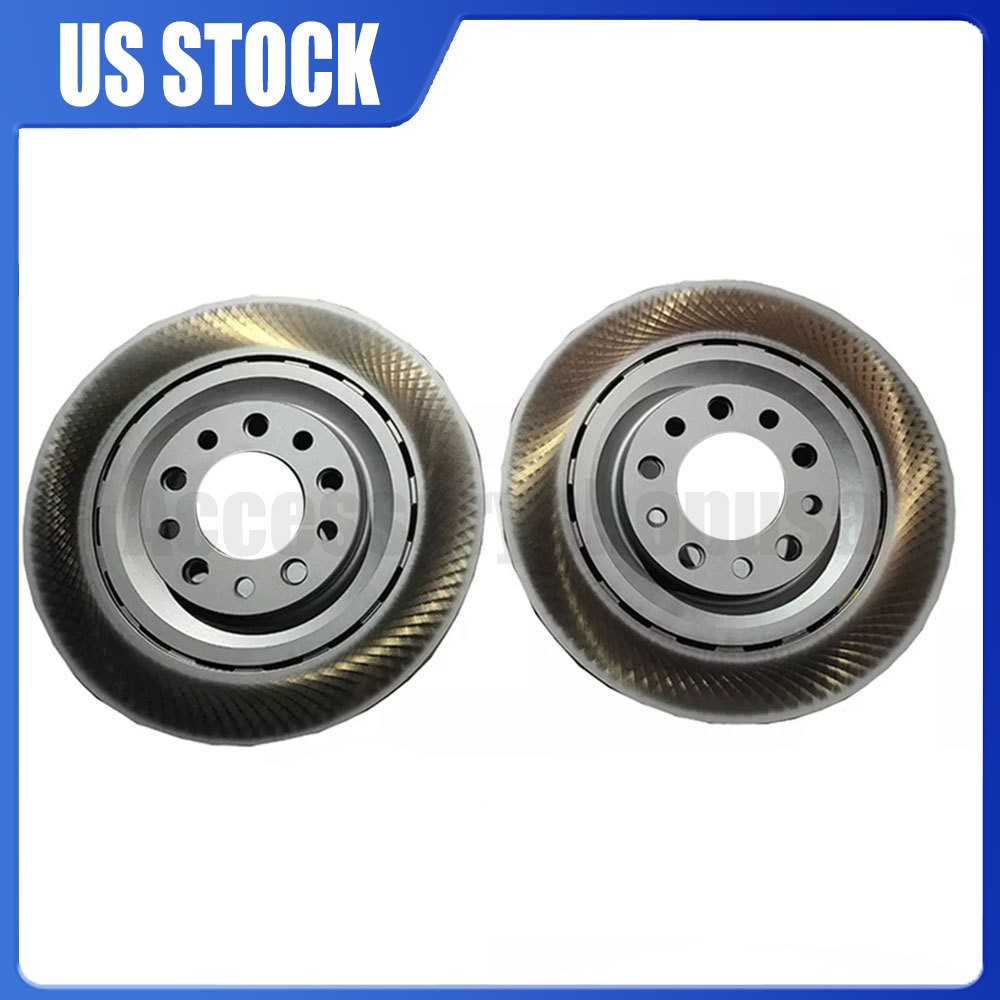 Brand New Fits 2011-2020 Bentley Mulsanne 3Y0615601A Rear Brake Rotors Set