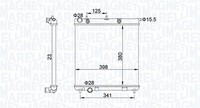 MotorküHler WasserküHler Magneti Marelli 350213153700 FüR Opel Crossland P17 Van
