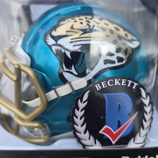 Fred Taylor Auto  Mini Helmet. Beckett Certificate of Authenticity Lunar Eclipse