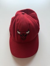 Chicago Bulls NBA '47 Brand Baseball Cap Red Mens OSFM Strapback Adjustable