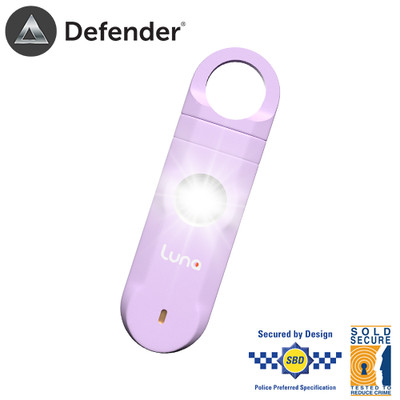Defender Luna 2.0 Persönlicher Angriffsalarm für Frauen - Polizeiakkreditiert