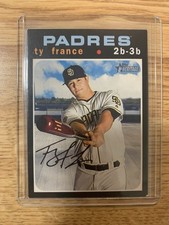 Topps Heritage 2020 - Ty France San Diego Padres #351 Autograph  LP 