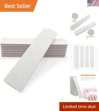Durable 27pcs Emery Nail Files, Double-Sided 80/80 Grit for Salon Quality Nails