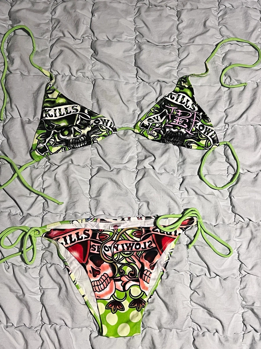 Ed Hardy Skull Bikini Swimwear for Women for sale | eBay