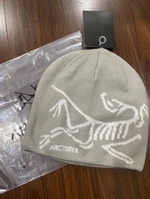 Arc'teryx Bird Head Toque Beanie Orca Gray Merino Wool Unisex Winter Hat - NWT