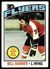 1976-77 Topps Hockey Card Bill Barber Philadelphia Flyers #178 VG-EX