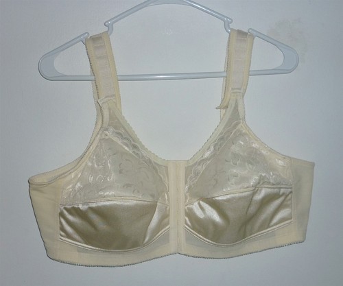 JODEE SHEER COMFORT WIREFREE MASTECTOMY BRA #3501 SHINY IVORY SZ 42C NWOT