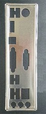 OEM I/O Shield For ASUS P8H77-V LE P8H77-M Motherboard Backplate IO