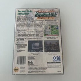 Romance of the Three Kingdoms IV: Wall of Fire (Sega Saturn) Complete CIB!