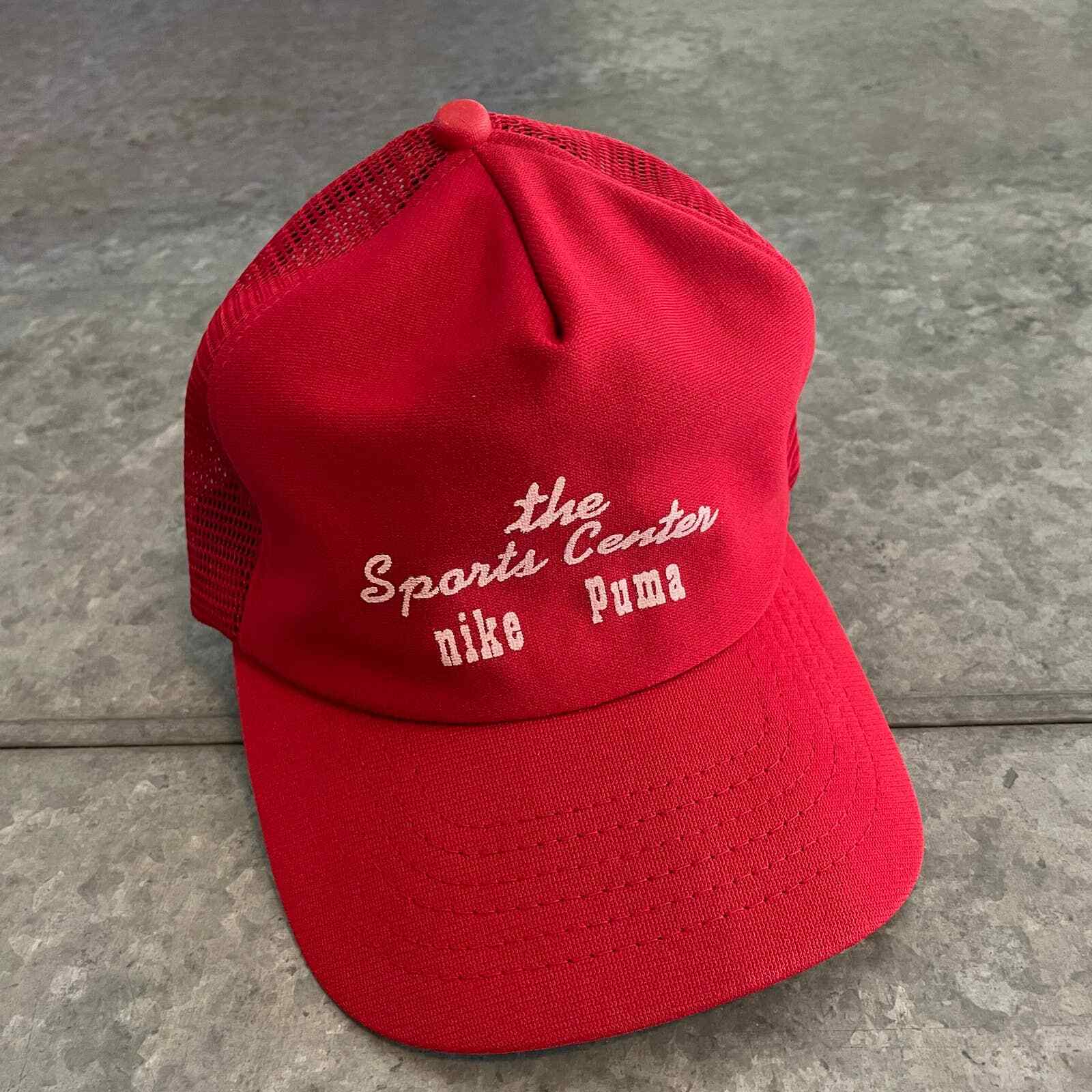 Vintage The Sports Center Nike Puma Script New Era US… - Gem