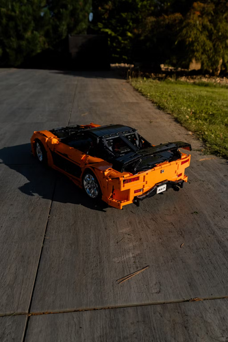 CaDA Technic Mazda RX-7 C61502W, Race Car Model Building Kit, 1:8 - Picture 9 of 15