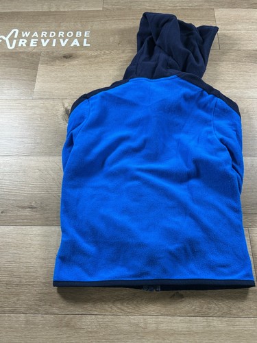 The North Face Glacier Full Zip Up Hoodie Jacket Youth XS Blue Colorblock - Picture 6 of 11