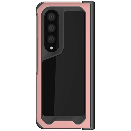 Ghostek ATOMIC slim Clear Aluminum Case Designed for Samsung Galaxy Z Fold 4 - Picture 7 of 26