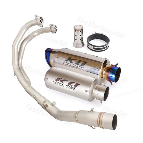 51mm For Yamaha YZF R25 R3 MT-03 MT25 Exhaust System Mufflers Header Link Pipe - Picture 14 of 14