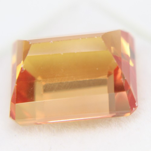 Peach Pink Natural Sapphire 20 Ct Emerald Shape Loose Gemstones Certified - Picture 4 of 5