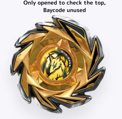 Beyblade X CX-06 Booster Fox Brush CX-06-03 J2-60U#Beycode Unused