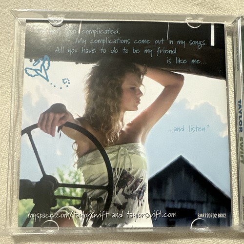 Taylor Swift: Debut Self Titled (CD, 2006) Original Uncensored Lyrics  Tested - Picture 5 of 8