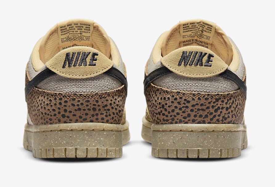 New Nike Dunk Low Safari - Cacao Wow & Off Noir - Men's 12.5 SB