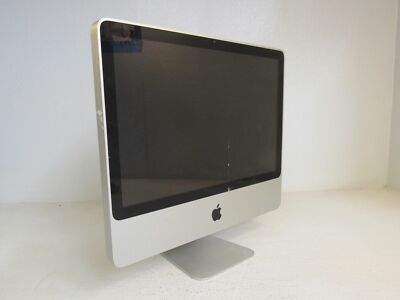 Apple iMac 20 in All In One Computer Bare Unit C Gray/Black 2GB RAM A1224