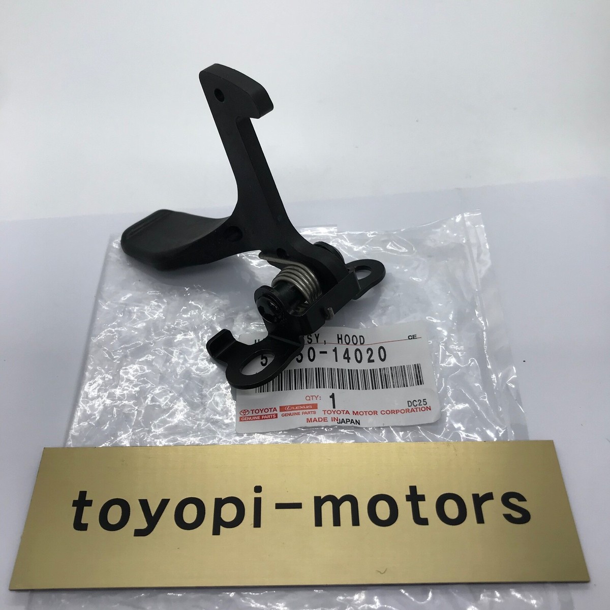 TOYOTA Genuine Supra JZA80 Hood Auxiliary Catch Hook Assy 53550