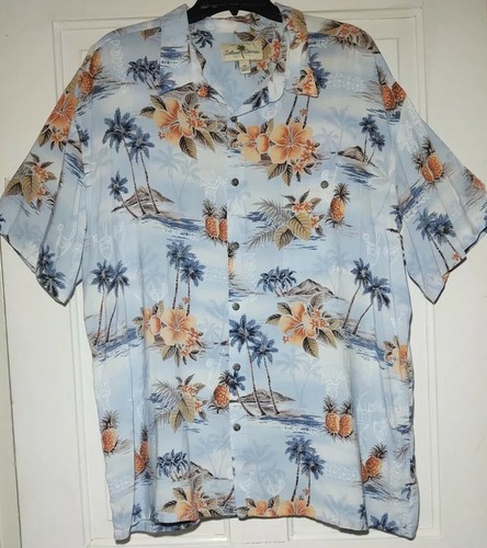 Island Shores XXL Hawaiian Shirt Mens 