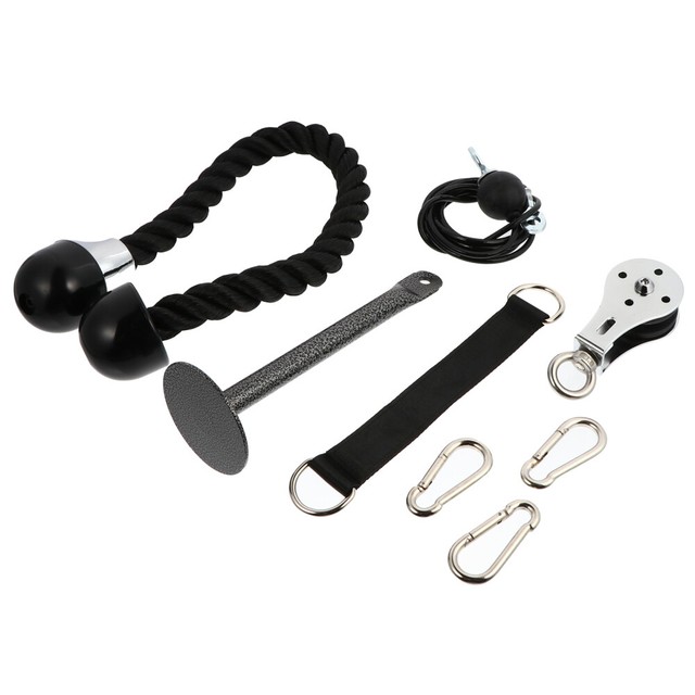Tricep Rope Down Wrist Exerciser Arm Tensioner Gym Machines Home Puller Tricep Rope Down Wrist Exerciser Arm Tensioner Gym Machines Home Puller