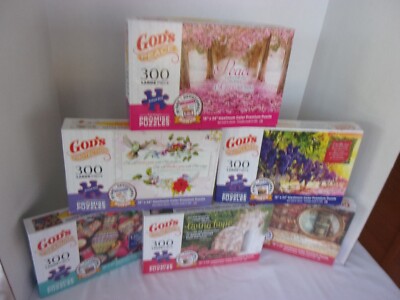 FairHope's Fair hope Promise Puzzles 300 piece Lot of 6 God's Religion