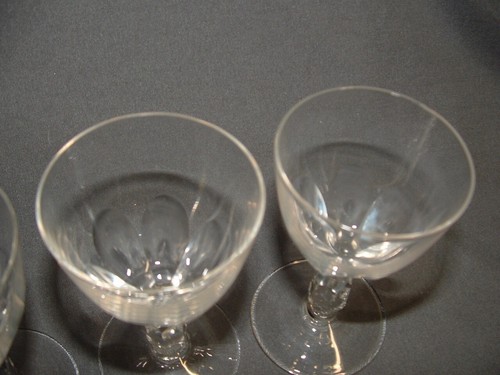 5 CRISTAL d’Arques Washington Pattern Cut Shot Glasses France - Picture 7 of 16