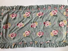 Custom Ralph Lauren Cottage Lane KING PILLOW SHAM Green Floral RARE Flowers
