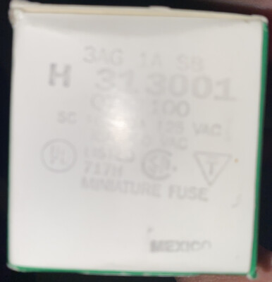 Lot De 100 Fusibles Temporisés Littlefuse 1A H313.001 - Neufs, Pour Circuits électroniques