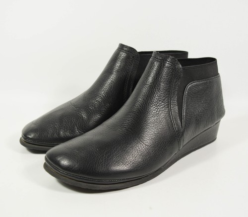 Botines Gentle Souls de Kenneth Cole Arlene de cuero negro talla 8M - Imagen 2 de 6