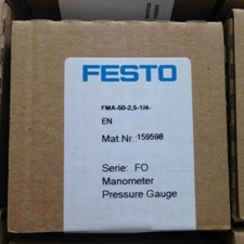 1PC New Festo FMA-50-2,5-1/4-EN FLANGED PRESSURE GAUGE Free Shipping