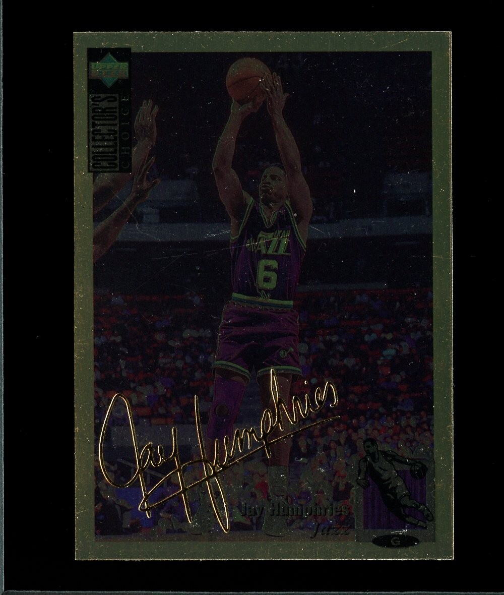 1994-95 Upper Deck Collector's Choice - Gold Signature #306 Jay Humphries