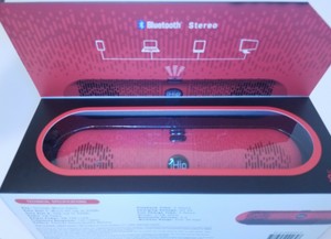 ihip red bluetooth speaker