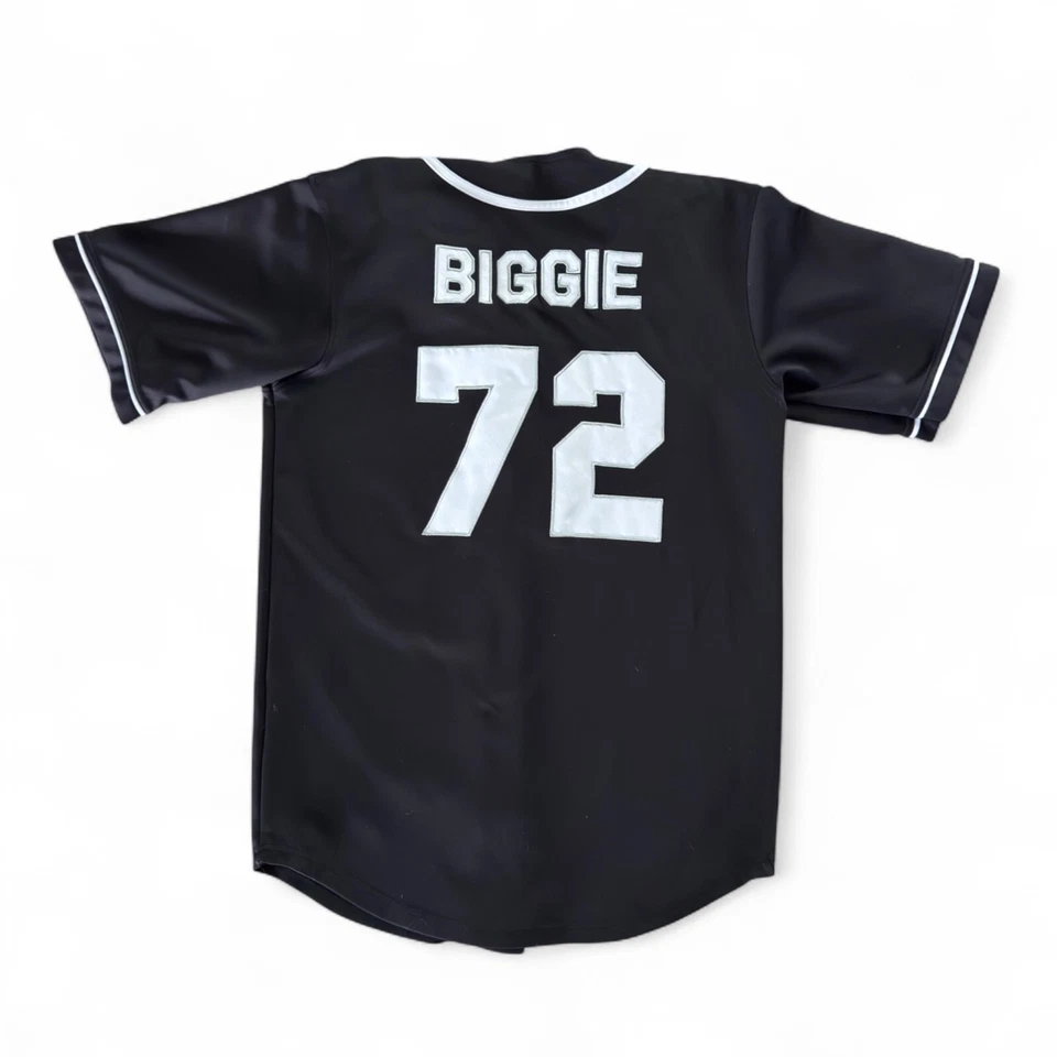 Bad Boy Biggie #72 Jersey Medium Hip Hop Rap Shirt Invisible Bully Black M - Image 2 of 4