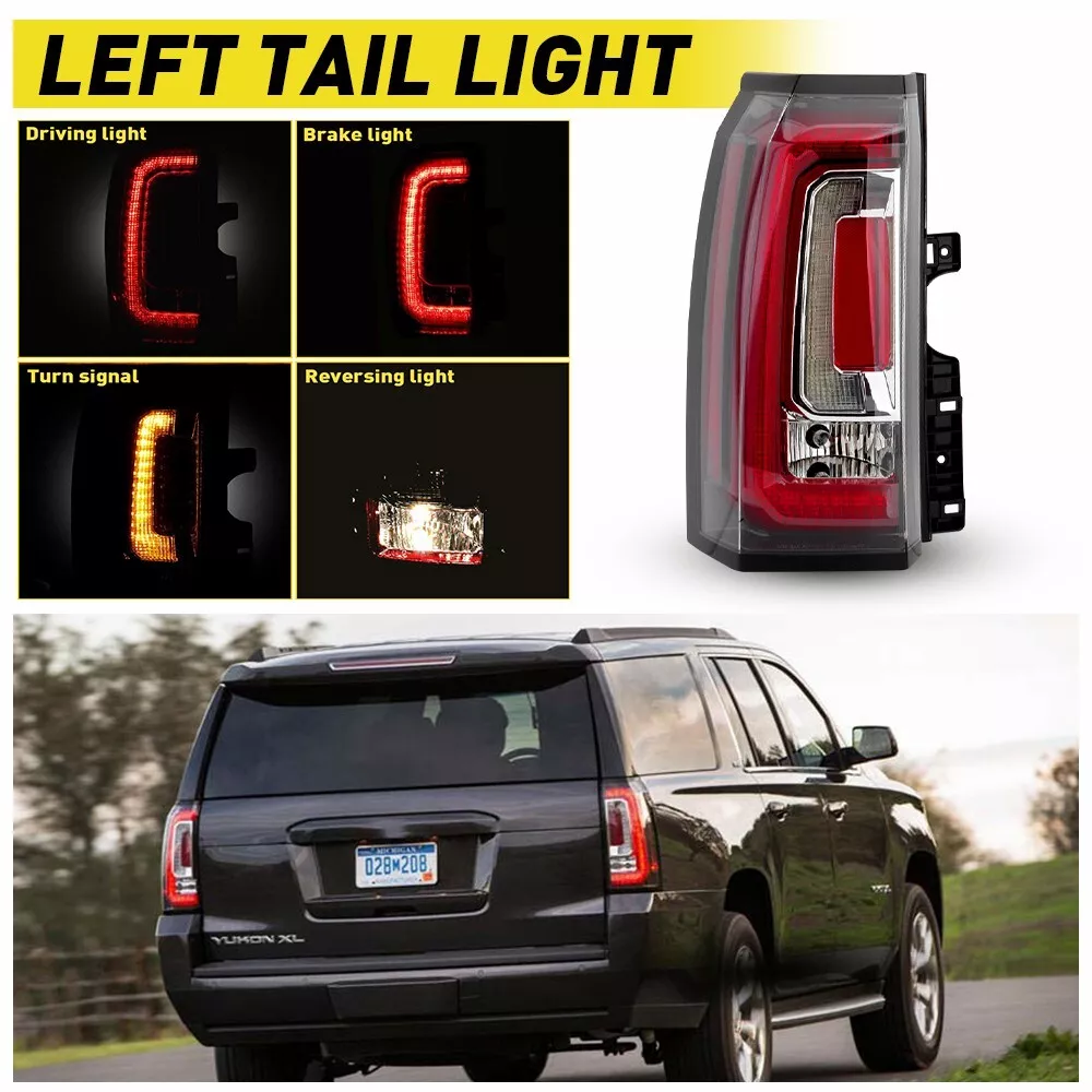 For 2015 to 2018 gmc yukon pair led cadillac style tail light stop brake lamps deals