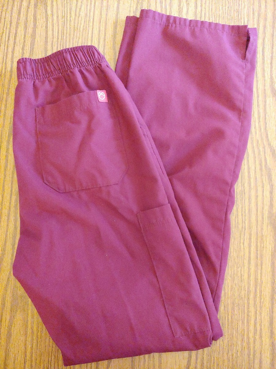 Marvin Red Panda Scrub Pants Xs!! Maroon | eBay