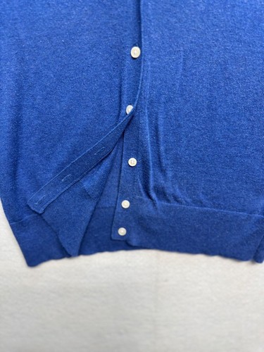 Banana Republic Womens Blue Cardigan Sweater Button-Down V-Neck Lightweight SM - Picture 4 of 10