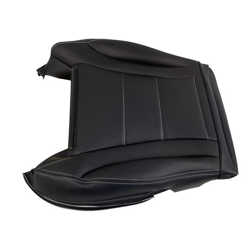 For 2015-2021 Mercedes Benz C300 Front Driver Bottom Seat Cover Black Leather - Picture 5 of 11