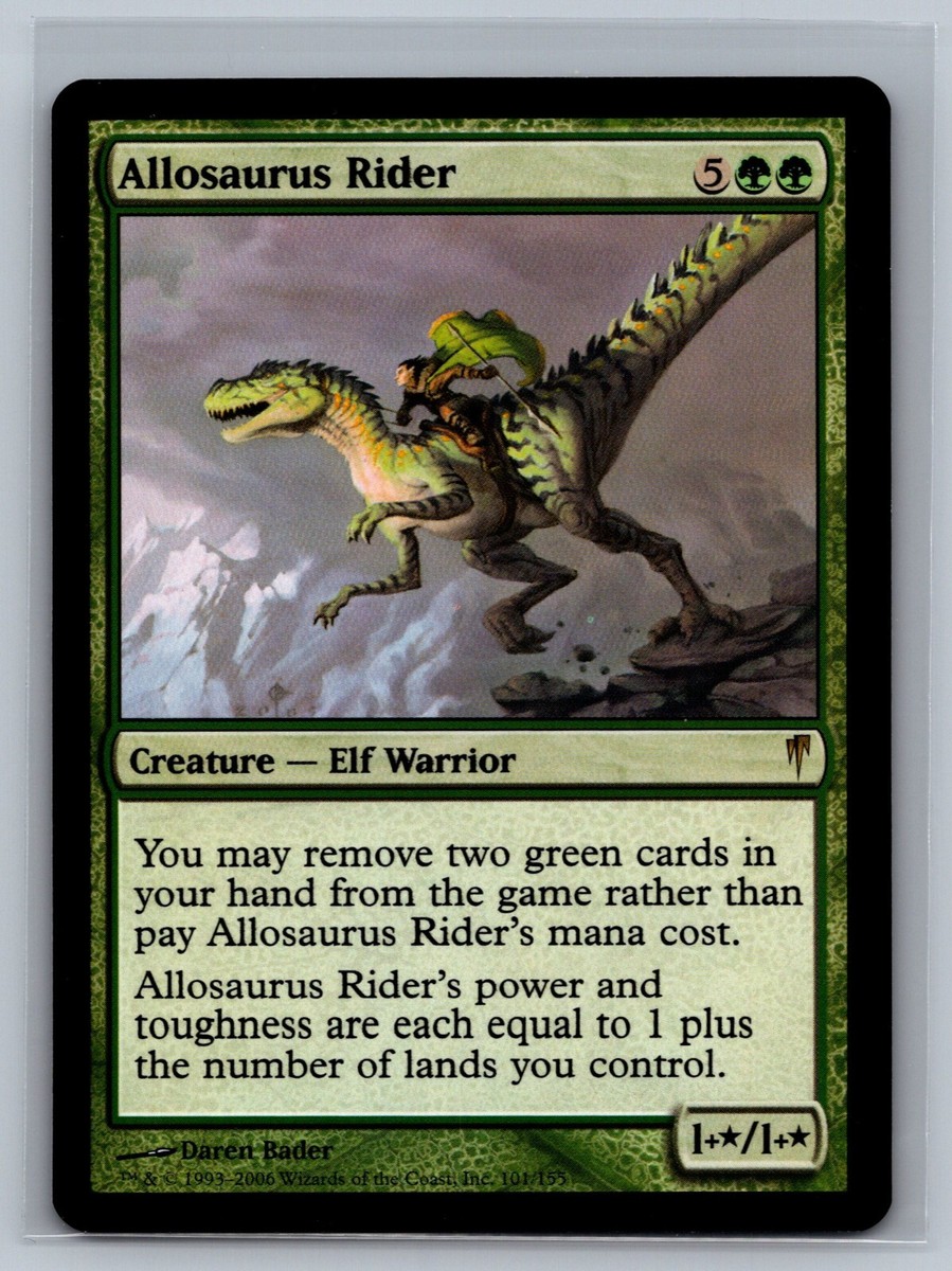 Magic The Gathering Coldsnap Allosaurus Rider #101/155 MTG TCG CCG
