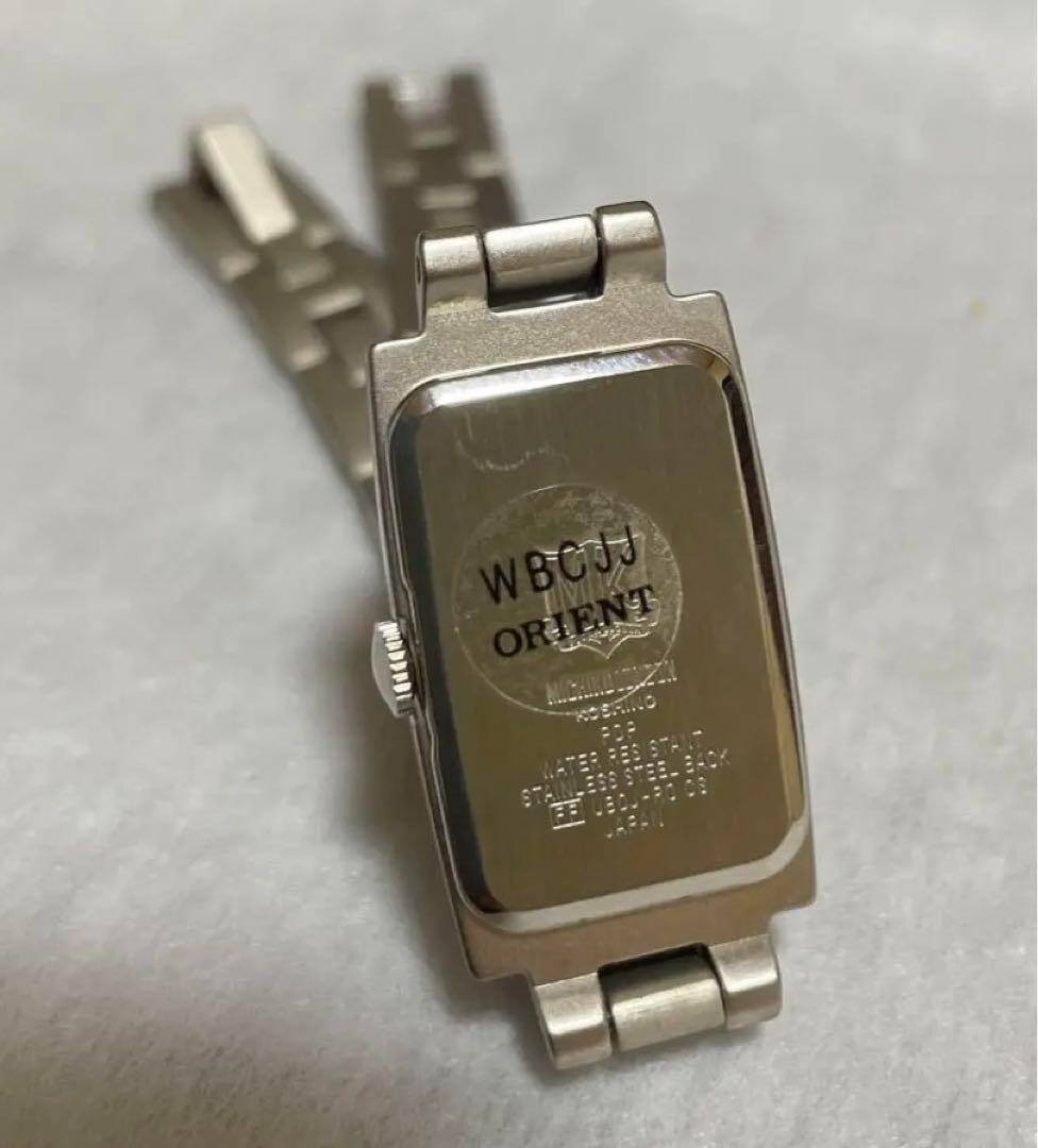 MICHIKO LONDON KOSHINO Women's Square Watch silver case, bezel & band Unused JPN MICHIKO LONDON KOSHINO Women's Square Watch silver case, bezel & band Unused JPN