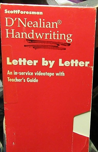 VHS DNEALIAN HANDWRITING 1993 IN-SERVICE SALES VIDEO WITH BOOKLET