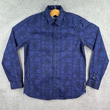 Scotch  Soda Regular Fit Stretch Floral Long Sleeve Casual Shirt Sz M Preppy