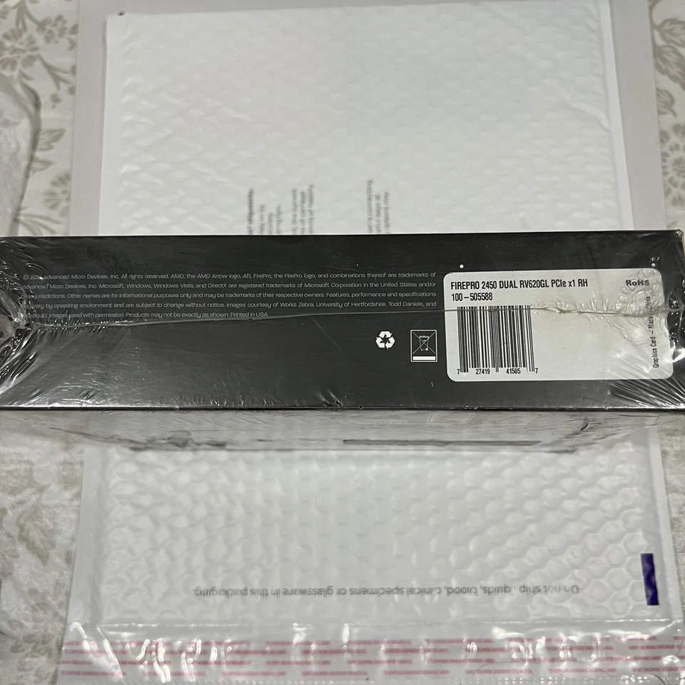 AMD ATI FIREPRO 2450 X1 PCI-E SFF WORKSTATION GRAPHICS QUAD VHDCI DVI VIDEO CARD - Image 3 of 4