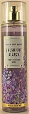Bath & Body Works FRESH CUT LILACS Fine Fragrance Body Mist Spray 8Oz