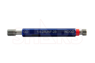 Shars 1/4-28UNF Go/No Go Double End Thread Plug Gage Class Fit 2B New ![