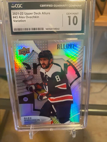 2021-22 Upper Deck Allure Photo variant Alexander Ovechkin 43  CGC 10