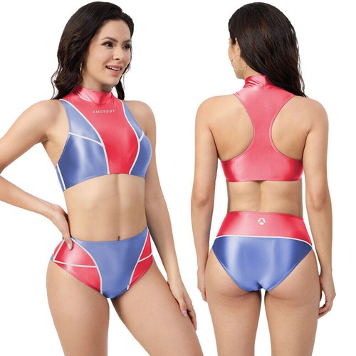 AMORESY Japonés Niña Traje de Baño Animadora Sexy Lindo Calzoncillos Fútbol Bikini Conjuntos - Imagen 31 de 50