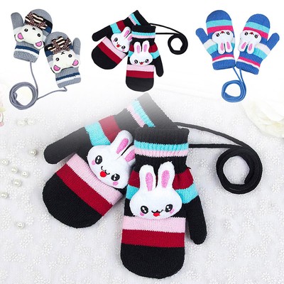 baby girl gloves with string