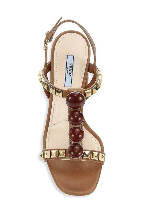 Prada studded shop sandals